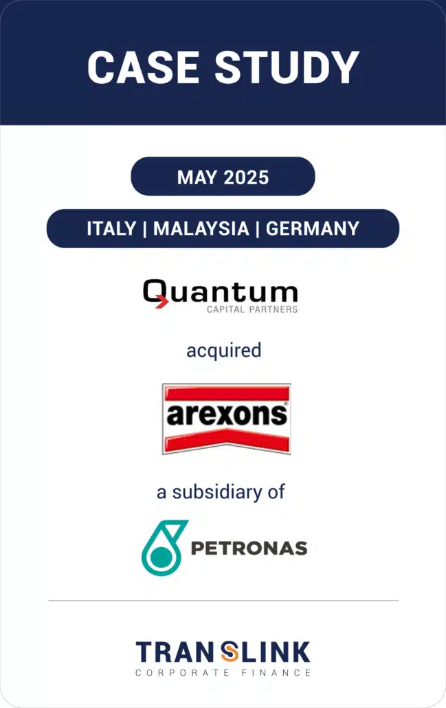 Italy Malaysia Germany Petronas Arexons Deal