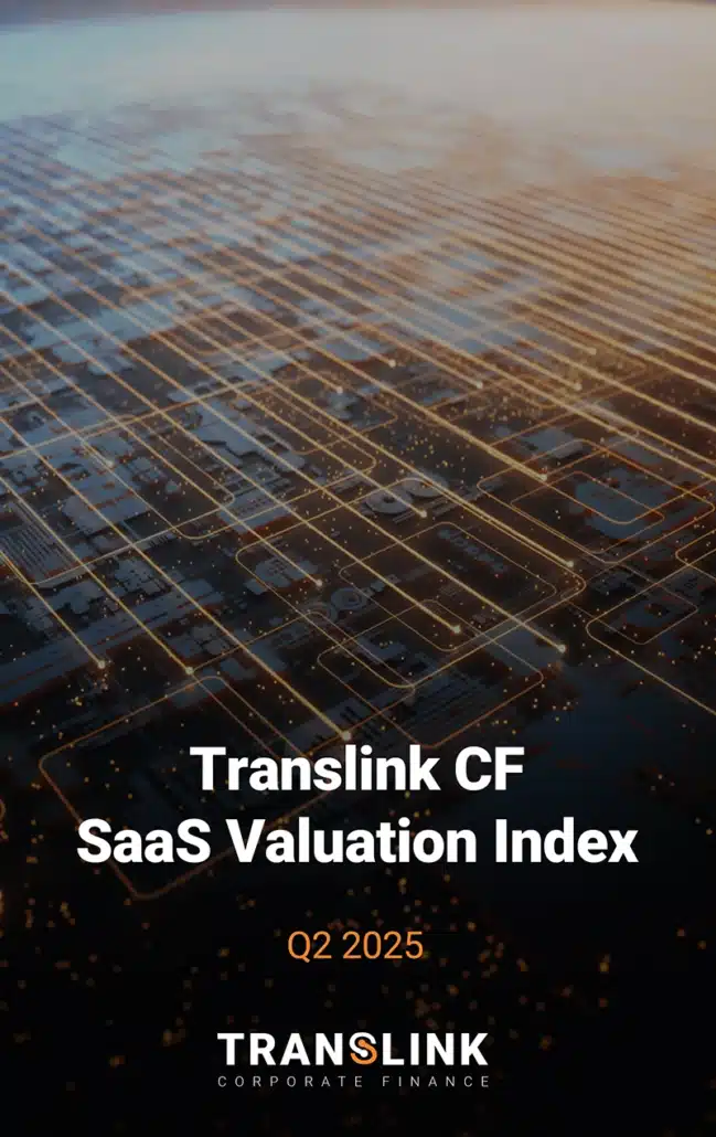 Translink CF SaaS Valuation Index Q2 2025